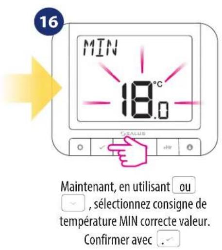 Salus RT 520 RF - Paramètres du propriétaire - 7