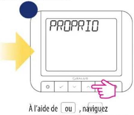 Salus RT 520 RF - Paramètres du propriétaire - 2