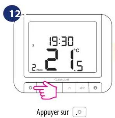 Salus RT 520 RF - Heure/Date - 1