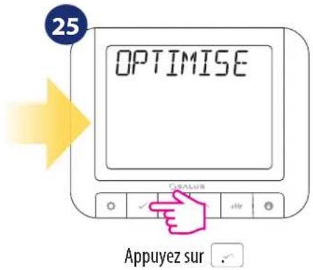 Salus RT 520 RF - Première séquence de mise sous tension et configuration - 22
