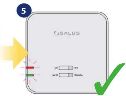 Salus RT 520 RF - Testez le processus d'appairage - 3