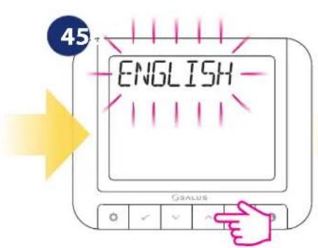 Salus RT 520 RF - Langue - 4