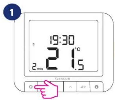 Salus RT 520 RF - Réglages de régulation et de chauffage/refroidissement - 1