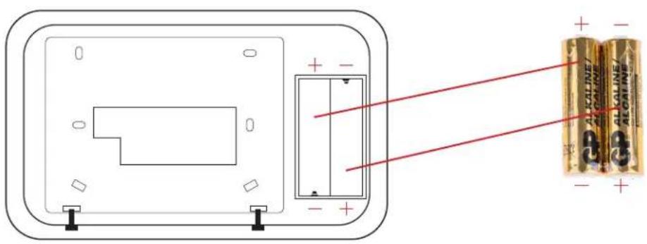 Salus RT 520 RF - Changement de batterie - 1
