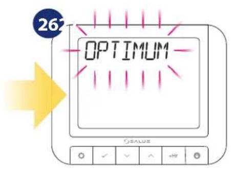 Salus RT 520 RF - Première séquence de mise sous tension et configuration - 23