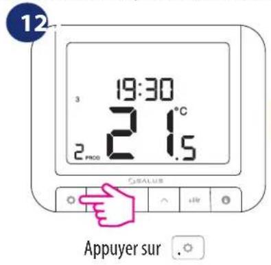 Salus RT 520 RF - Paramètres du propriétaire - 1