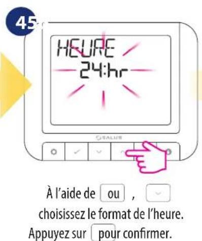 Salus RT 520 RF - Heure/Date - 4