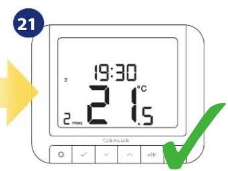Salus RT 520 RF - Paramètres du propriétaire - 12