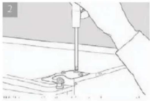 PROLINE DD251W - INVERSION DU SENS D'OUVERTURE DE LA PORTE - 2
