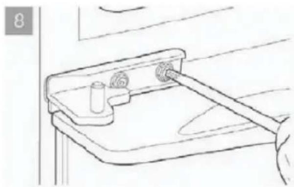 PROLINE DD251W - INVERSION DU SENS D'OUVERTURE DE LA PORTE - 9