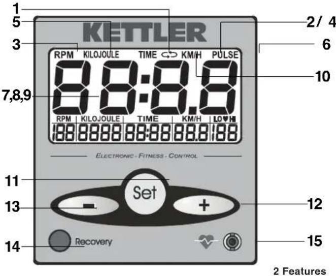 KETTLER Royal - Operating instructions for the training computer - 1