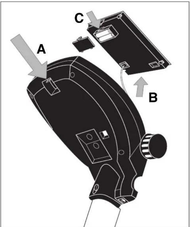 KETTLER Royal - Changing the batteries - 1