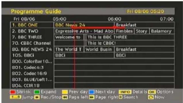 TECHWOOD VL47TV2011 - Electronic Programme Guide (EPG) - 1
