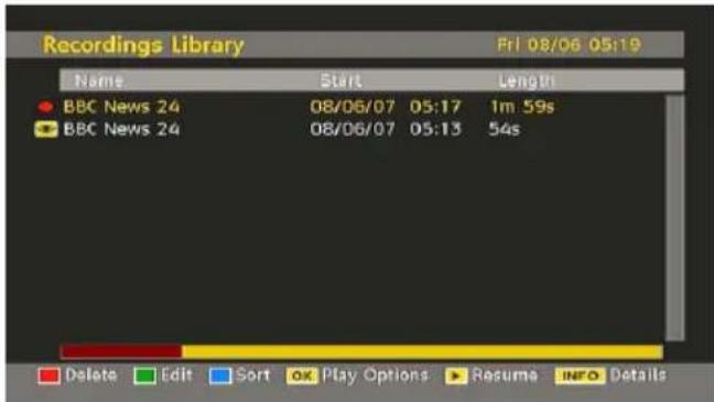 TECHWOOD VL47TV2011 - Watching Recorded Programmes - 1