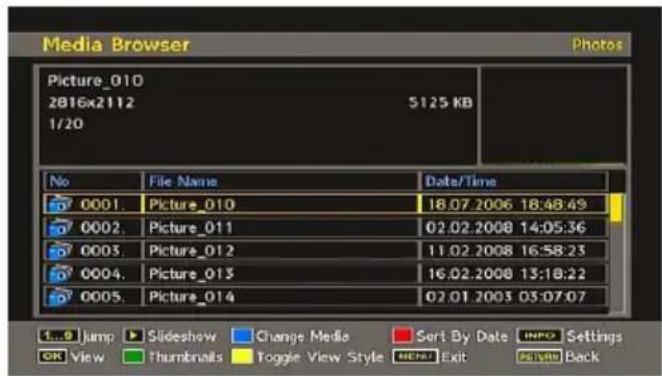TECHWOOD VL47TV2011 - Viewing JPG Files - 1
