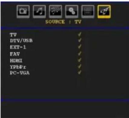 TECHWOOD VL47TV2011 - Input Selection - 1