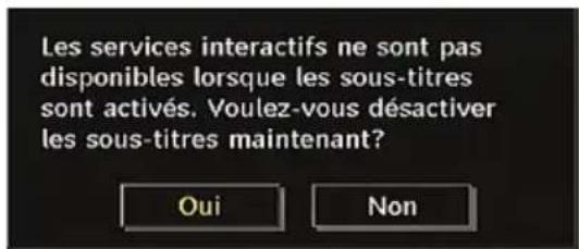 TECHWOOD VL47TV2011 - Affichage des sous-titres - 1