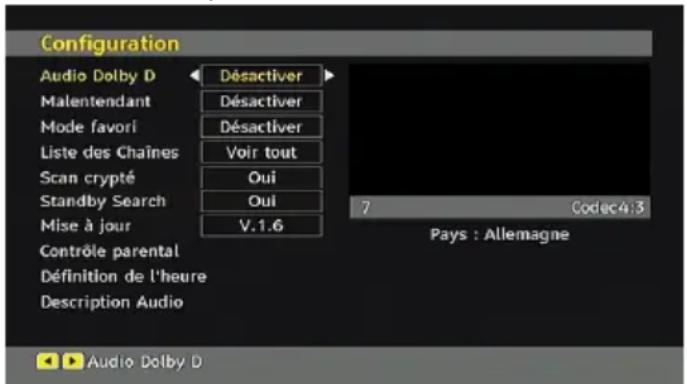 TECHWOOD VL47TV2011 - Configuration - 1