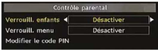 TECHWOOD VL47TV2011 - Contrôle parental - 1