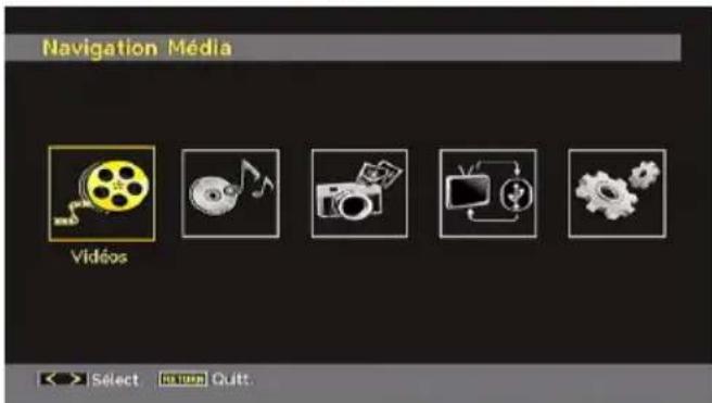 TECHWOOD VL47TV2011 - Navigateur média - 2