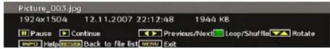 TECHWOOD VL47TV2011 - Slideshow Options - 1