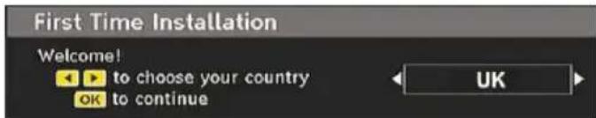 TECHWOOD VL47TV2011 - Initial Settings - 1