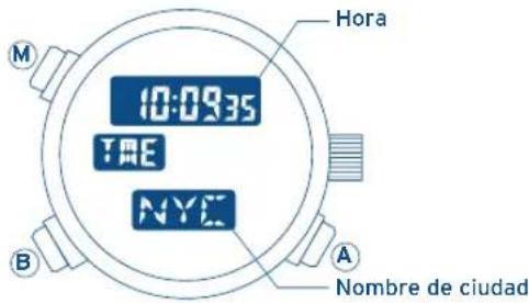 FESTINA F6608 - B- VISUALIZACIÓN DE LA HORA Y CALENDARIO DE LAS CIUDADES EN EL MUNDO - 1