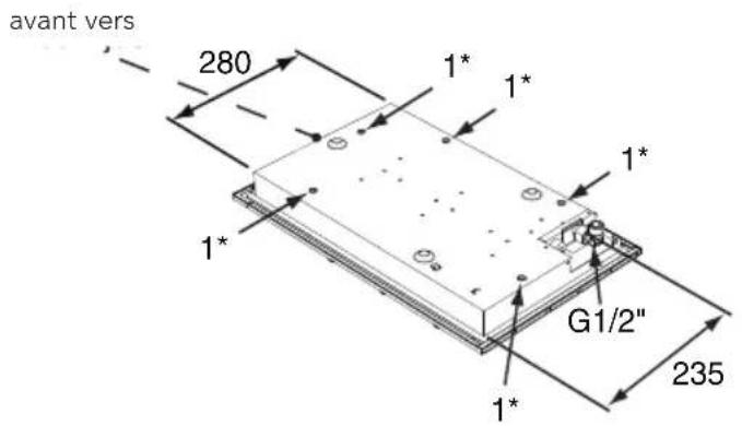 Pelgrim GK795ONYA - Dimensions hors tout GK731/732 - 2