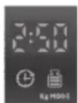 HOOVER WDXA 585A01S - 10) "Kg MODE" - Anzeige MENGENAUTOMATIK (nur in Baumwoll- und Synthetikprogrammen) - 1