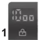 HOOVER WDXA 585A01S - 1) SPIA PORTA BLOCCATA - 1