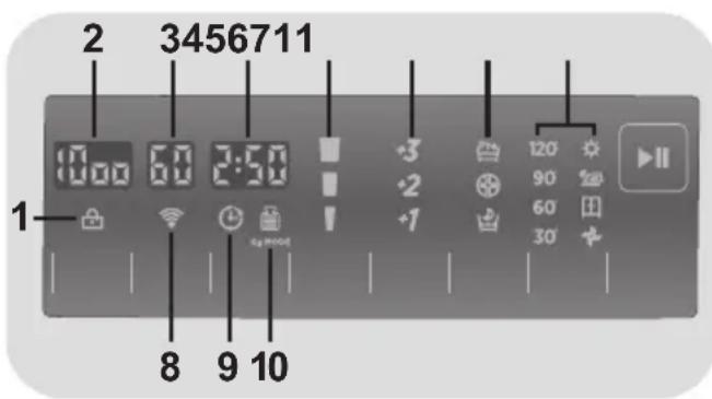 HOOVER WDXA 585A01S - Display - 1