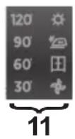 HOOVER WDXA 585A01S - 11) INDICATIONS DES PROGRAMMES DE SECHAGE - 1
