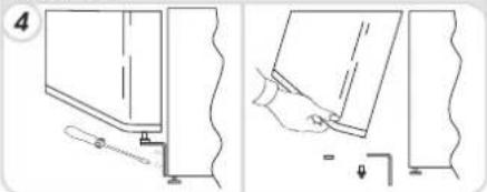 HOOVER HNCP 2070 I - REVERSING THE OPENING OF THE DOORS - 4