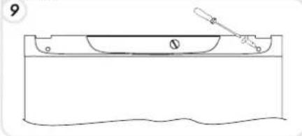 HOOVER HNCP 2070 I - ODWRACANIE KIERUNKU OTWIERANIA DRZWI - 9