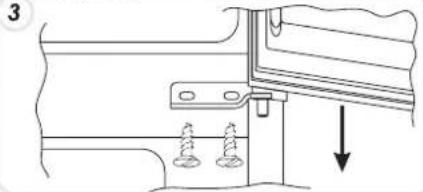 HOOVER HNCP 2070 I - INVERTIR EL SENTIDO DE APERTURA DE LAS PUERTAS - 3