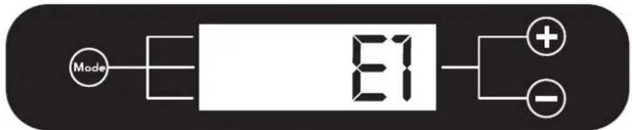 Mode E1 + -