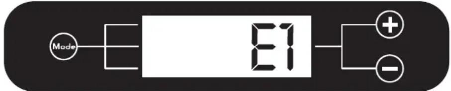 Made E1 + -