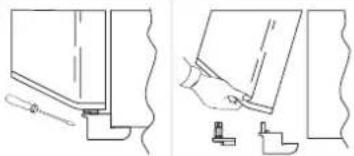 HOOVER HNCP 2070 I - INVERSER LE SENS D'OUVERTURE DES PORTES - 2