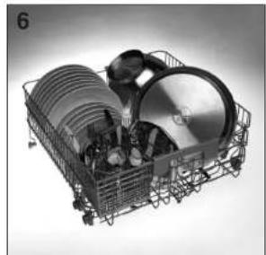 HOOVER DDY 095TXAUS - Utilisation du panier inférieur - 4