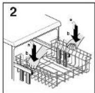 HOOVER DDY 095TXAUS - ADJUST BASKET TO THE LOWER POSITION: - 2
