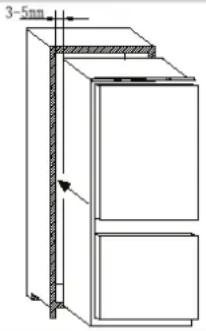 HOOVER HBCPP31801D - DIMENSIUNILE PRODUSULUI SI ALE SPATIULUI DE INCORPORARE - 3