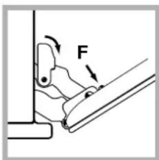 INDESIT HI 500.B IX - Cleaning the oven door - 2