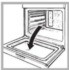 INDESIT HI 500.B IX - Cleaning the oven door - 1