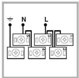 INDESIT HI 500.B IX - Montage du cable d'alimentation Montage du cable d'alimentation - 4