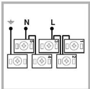 INDESIT HI 500.B IX - Anschluss des Netzkabels - 4