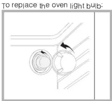 INDESIT HI 500.B IX - Replacing the light bulb - 1