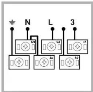 INDESIT HI 500.B IX - Anschluss des Netzkabels - 2
