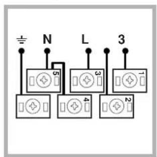 INDESIT HI 500.B IX - Montage du cable d'alimentation Montage du cable d'alimentation - 2
