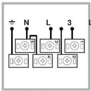 INDESIT HI 500.B IX - Fitting the power supply cable - 2