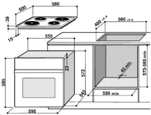 INDESIT HI 500.B IX - Encastrement - 1